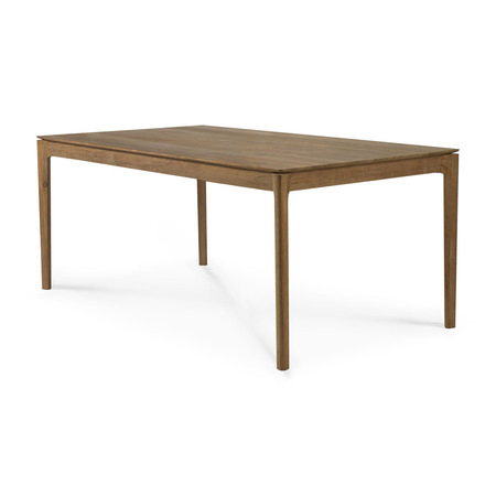 Ethnicraft Bok Tisch rechteckig B: 140 cm / T: 80 cm, Teak natural