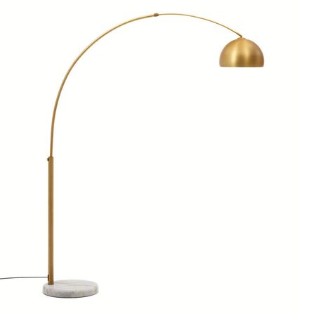 Kave Home Stehleuchte Madali von Kave Home Brass / Marmor weiss
