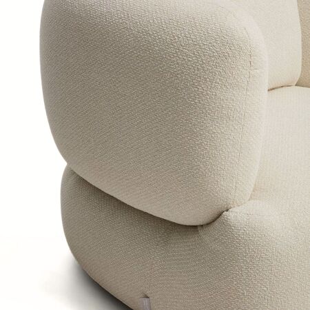 Kave Home Sessel mit Kissen Martina von Kave Home Ecru