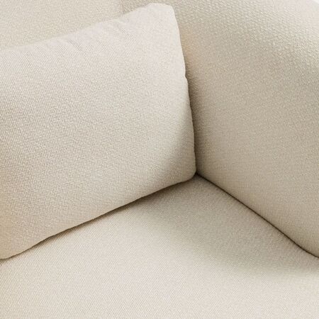Kave Home Sessel mit Kissen Martina von Kave Home Ecru