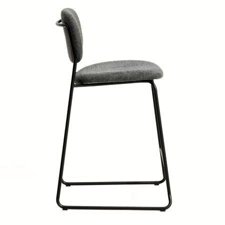 Kave Home Stapelbarer Hocker Meli von Kave Home Dunkelgrau