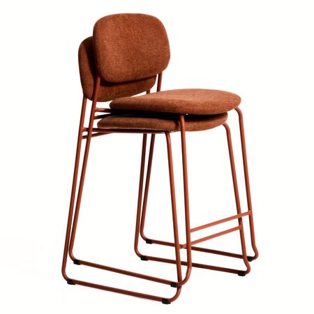 Kave Home Stapelbarer Hocker Meli von Kave Home Terrakotta