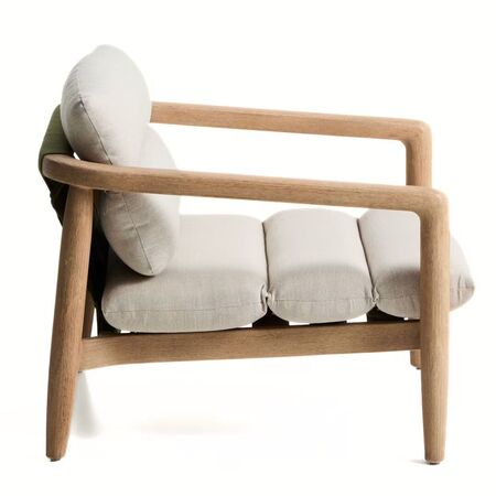 Kave Home Sessel Menfi von Kave Home Grün / Beige