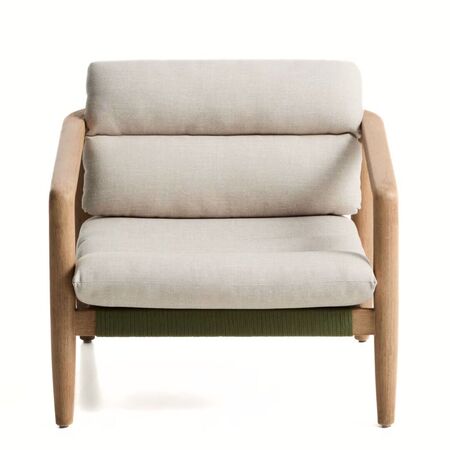Kave Home Sessel Menfi von Kave Home Grün / Beige