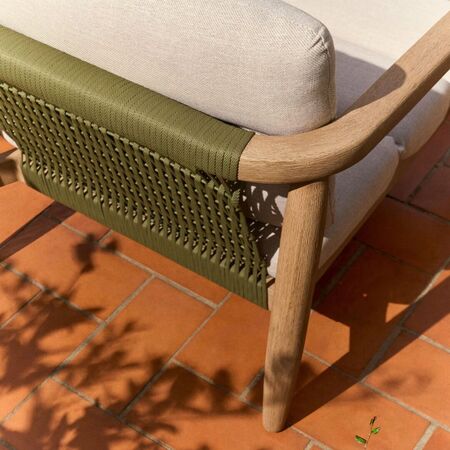 Kave Home Sessel Menfi von Kave Home Grün / Beige