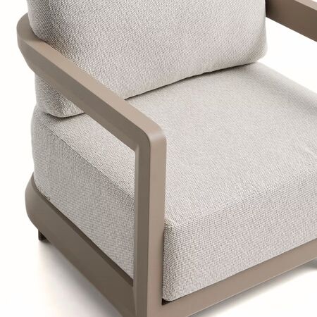 Kave Home Outdoor Sessel Nerano von Kave Home Taupe
