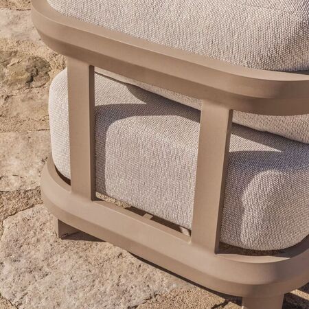 Kave Home Outdoor Sessel Nerano von Kave Home Taupe