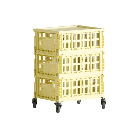 HAY Accessoires Colour Crate Light Yellow