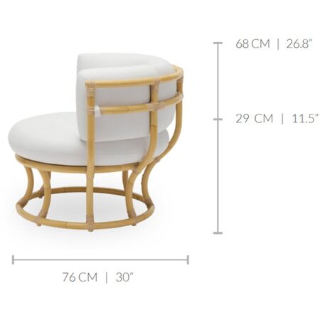 Sika-Design Coco Lounge Stuhl von Sika-Design Natürl