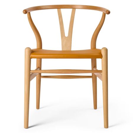 Carl Hansen & Søn Stuhl CH24P Wishbone von Carl Hansen & Søn Buche geölt / Loke 7050