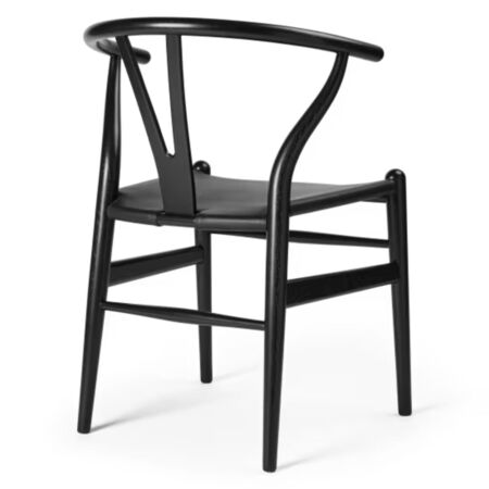 Carl Hansen & Søn Stuhl CH24P Wishbone von Carl Hansen & Søn Eiche Schwarz geölt / Thor 301