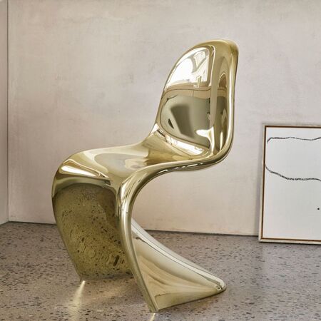Vitra Limited Edition Panton Chair Gold Gold