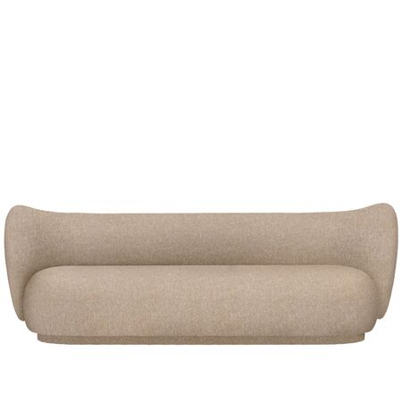 Ferm Living 3-Sitzer Sofa Rico Vanir von Ferm Living Off White / Honey