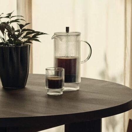 Ferm Living French Press Thermal Ripple von Ferm Living Clear