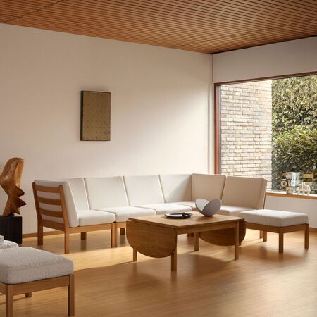 Carl Hansen & Søn Tischbeine CH080 von Carl Hansen & Søn Eiche geölt, H: 44 cm