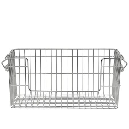 Ferm Living Offene stapelbare Körbe Cala im 8er Set von Ferm Living Stainless Steel