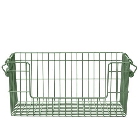 Ferm Living Offene stapelbare Körbe Cala im 8er Set von Ferm Living Verdant Green