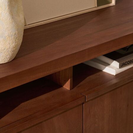 Kave Home,Sideboard Norani von Kave Home,Nussbaum,Sideboard,klassisches Sideboard