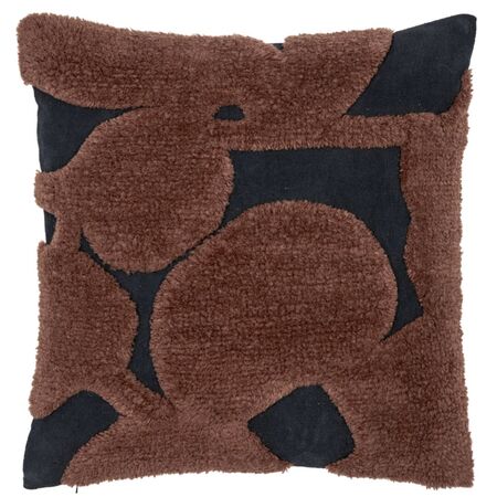 Ferm Living Tuftingkissen Cilla im 2er Set von Ferm Living Black / Dark Chocolate