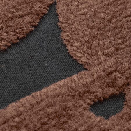 Ferm Living Tuftingkissen Cilla im 2er Set von Ferm Living Black / Dark Chocolate