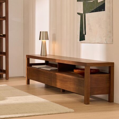 Kave Home TV-Möbel Norani von Kave Home Nussbaum 