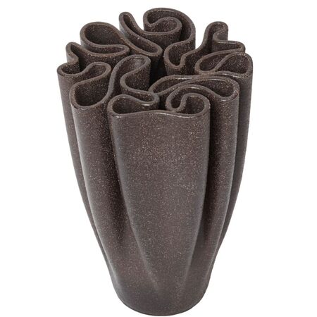 Ferm Living Ferm Living Dedali Vase Medium Dark Brown