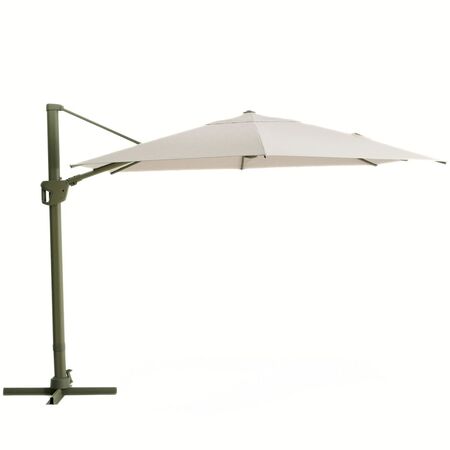 Kave Home Exzentrischer Sonnenschirm Noli von Kave Home L: 300 cm, Grün