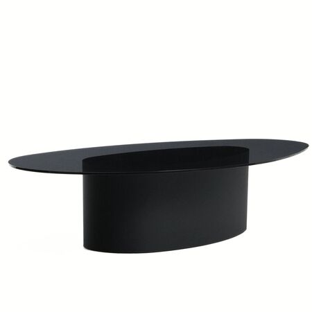 Kave Home Couchtisch Olir von Kave Home L: 81 cm / B: 140 cm / H: 35 cm, Schwarz