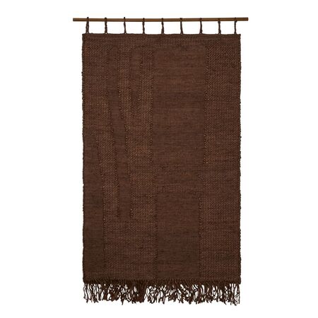 Ferm Living Wandteppich Harvest von Ferm Living Dark Chocolate, B: 100 cm / H: 165 cm