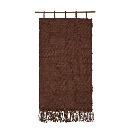 Ferm Living Wandteppich Harvest von Ferm Living Dark Chocolate, B: 50 cm / H: 100 cm