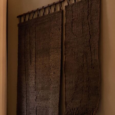 Ferm Living Wandteppich Harvest von Ferm Living Dark Chocolate, B: 50 cm / H: 100 cm