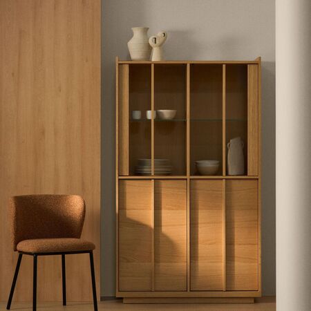 Kave Home Vitrine Onix von Kave Home Eiche natur