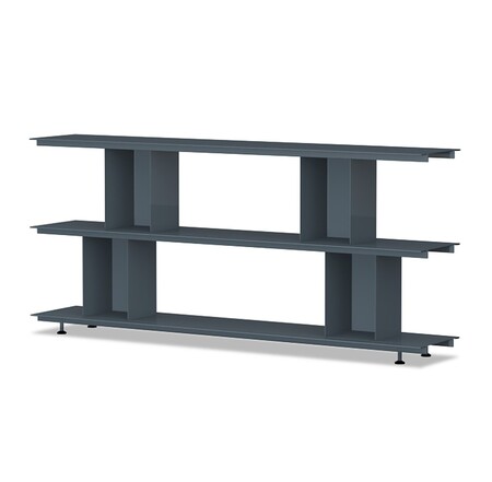 Nils Holger Moormann Zoll D - 2 Stufen Anthrazit matt, B: 180 cm, H: 70 cm