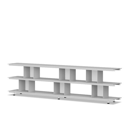Nils Holger Moormann Zoll D - 2 Stufen Lichtgrau matt, B: 220 cm, H: 59 cm