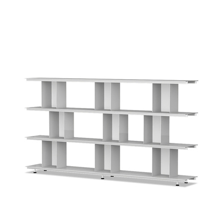 Nils Holger Moormann Zoll D - 3 Stufen Lichtgrau matt, B: 220 cm, H: 95 cm