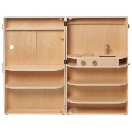 Ferm Living Faltbare Spielküche Toro von Ferm Living Natur
