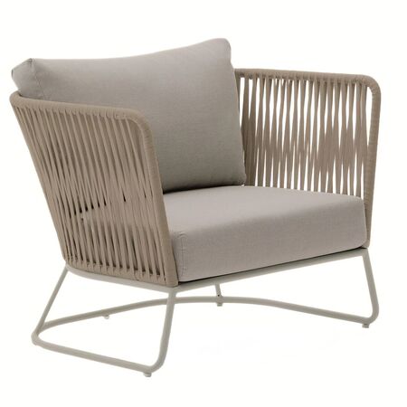 Kave Home Outdoor Sessel Saconca von Kave Home Beige