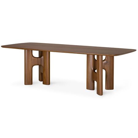 Ethnicraft Tisch Flow von Ethnicraft L: 250 cm, Teak - Wildes Braun