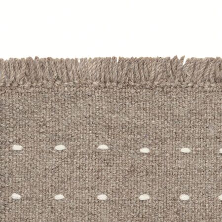 Kvadrat Rugs Teppich Yield Dot Naturally Coloured Fringes von Kvadrat L: 170 cm / B: 240 cm, 0255