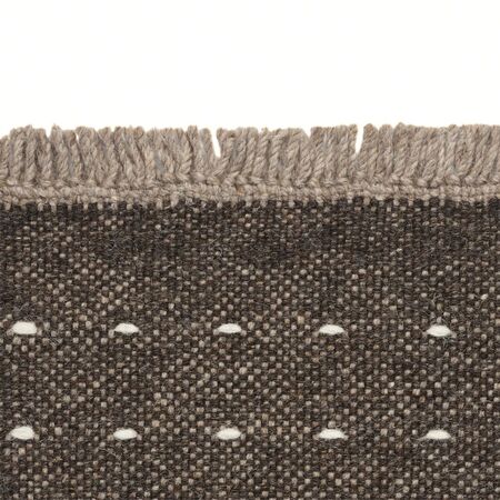 Kvadrat Rugs Teppich Yield Dot Naturally Coloured Fringes von Kvadrat L: 170 cm / B: 240 cm, 0295