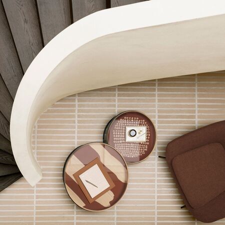 Ethnicraft Rundes Tablett Second Nature von Ethnicraft L : Ø 61 , Auburn Ethnicraft Rundes Tablett Second Nature von Ethnicraft L : Ø 61 , Auburn 