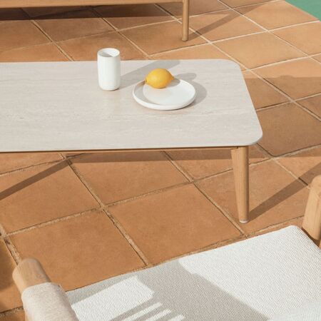Kave Home Outdoor Set Sirte von Kave Home Ecru / Natur