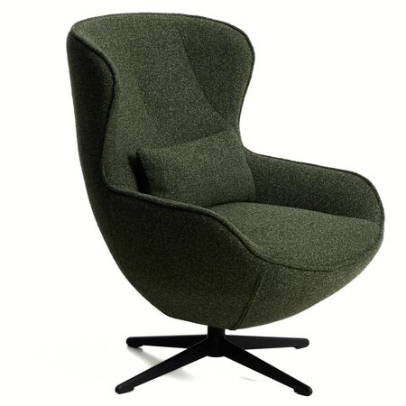 Kave Home Drehsessel Sorile von Kave Home Dunkelgrün
