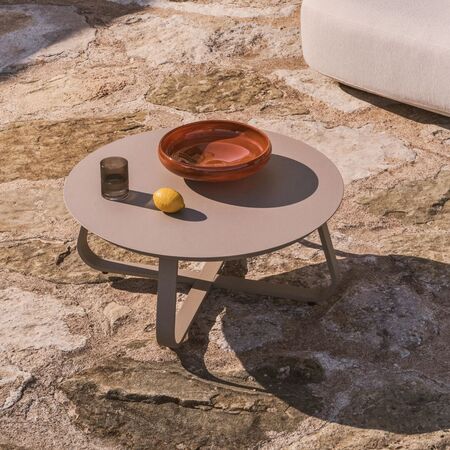 Kave Home Outdoor Couchtisch Tamaris von Kave Home Taupe