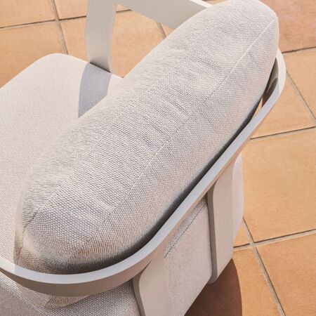 Kave Home Outdoor Sessel Tamaris von Kave Home Ecru