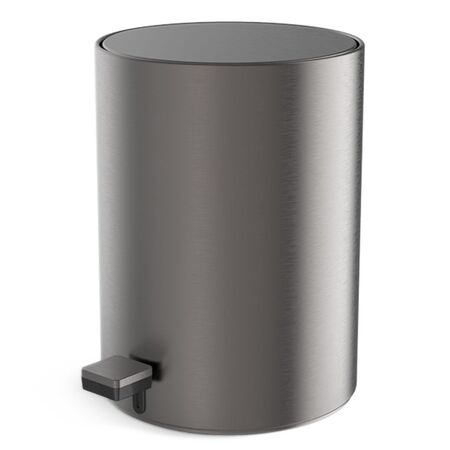 Decor Walther Pedaleimer TE 50 von Decor Walther Dunkles Metall mattes PVD, 6 L
