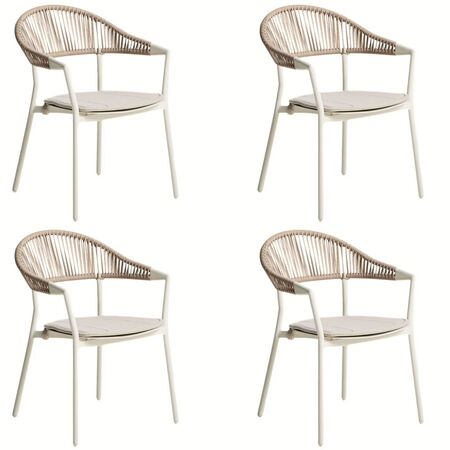 Kave_Home_Stapelbarer_Outdoor_Stuhl_Alimia_4er_Set_Ecru_Beige_O00650SW39