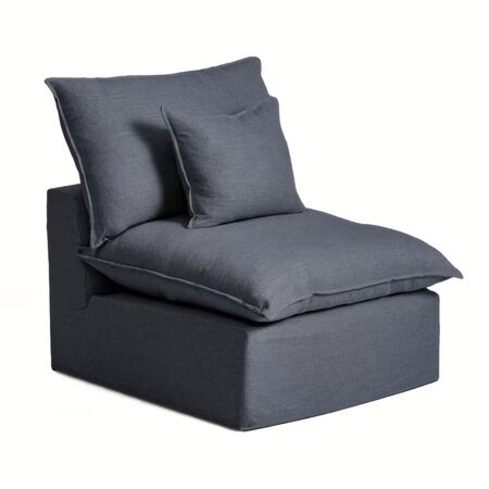 Kave Home Sessel Anarela von Kave Home B: 90 cm, Dunkelgrau