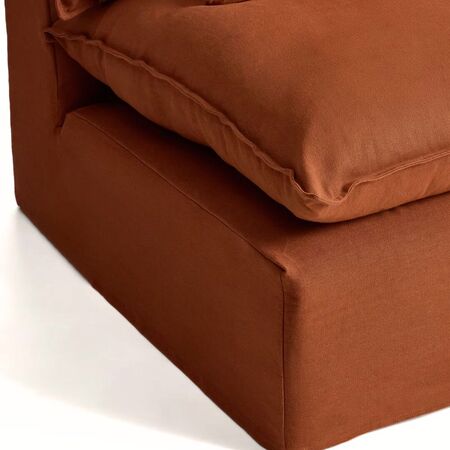 Kave Home Sessel Anarela von Kave Home B: 90 cm, Terrakotta
