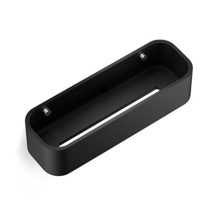 Decor Walther Duschcontainer STONE DCT45 von Decor Walther  Matt Schwarz, B: 30 cm, Chrom